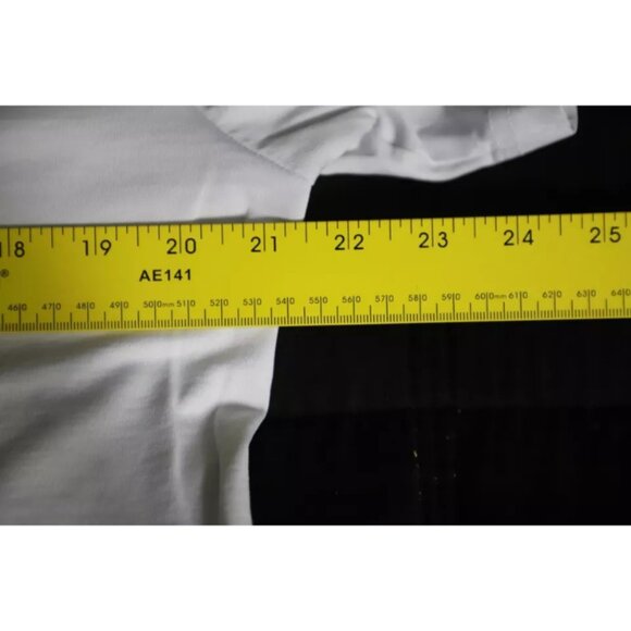 Travis Mathew Golf Polo Shirt Mens L White Spread Collared River Rafter Cotton - Picture 8 of 10